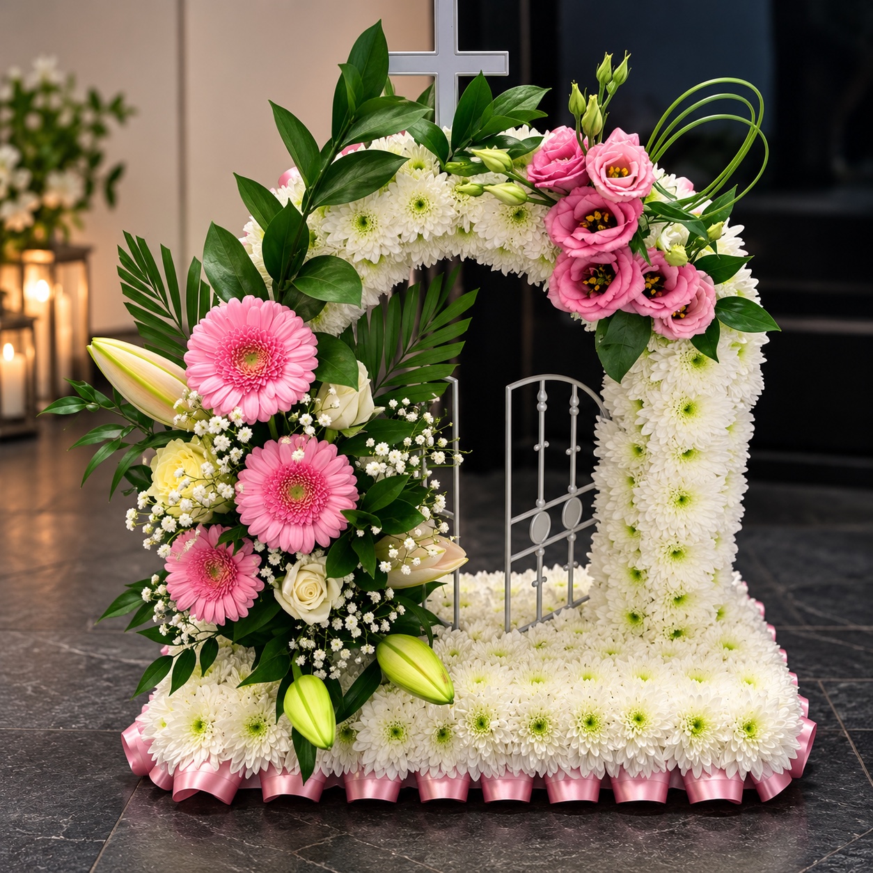 Gates of Heaven floral tribute